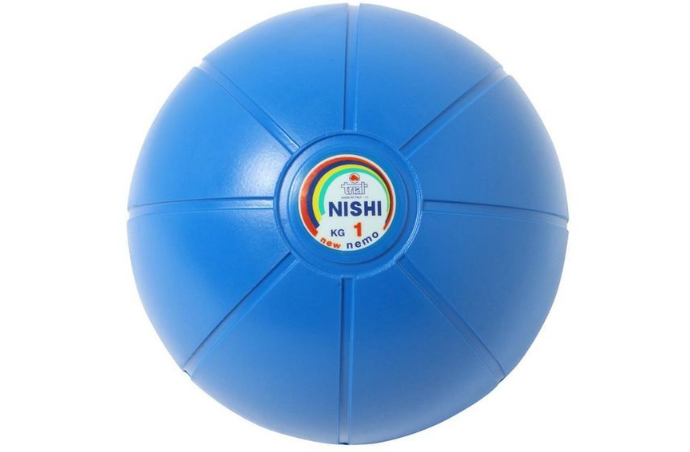 NISHI(ニシ・スポーツ) メガソフトメディシンボール 5kg NT5815B ホワイト