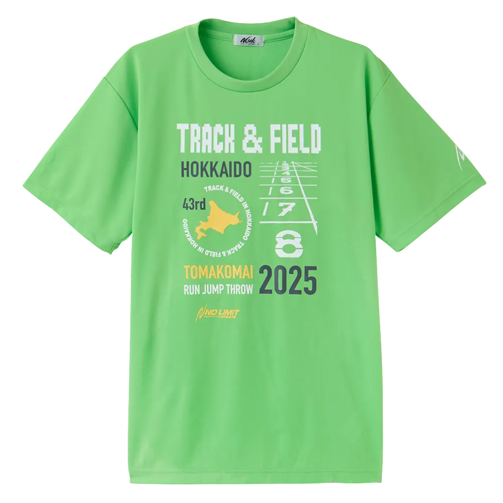【8月下旬納品予定】2025北海道小学生陸上 記念Ｔシャツ