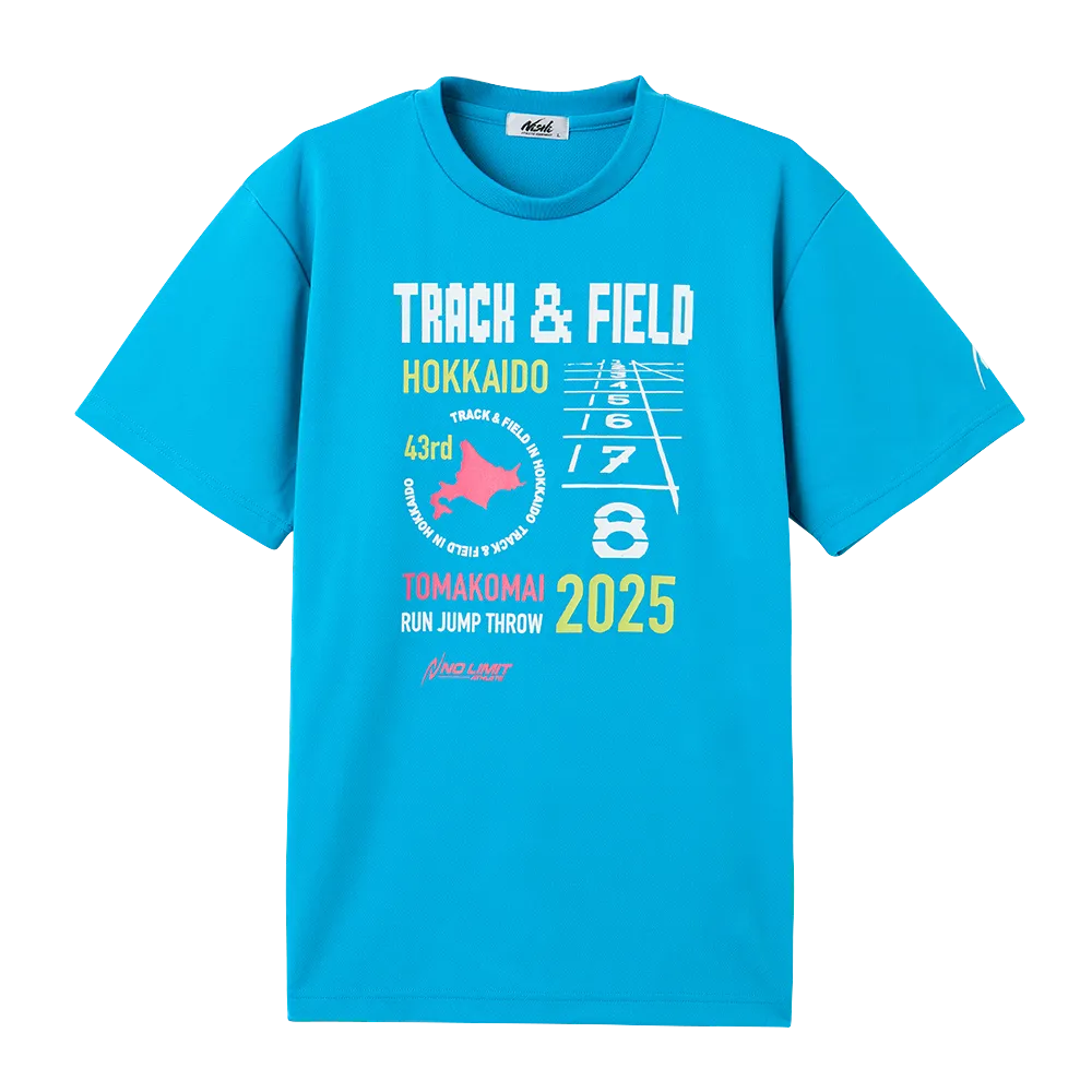 【8月下旬納品予定】2025北海道小学生陸上 記念Ｔシャツ
