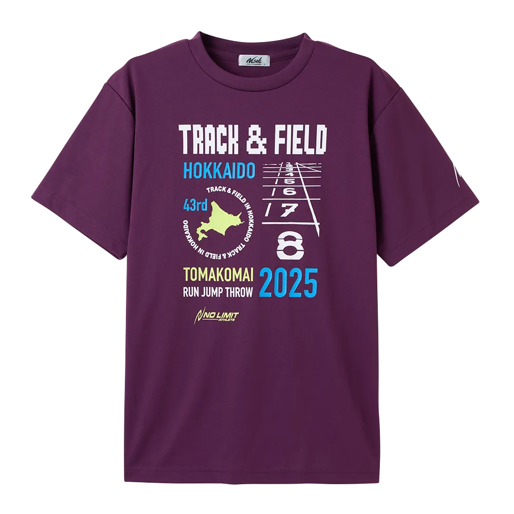 【8月下旬納品予定】2025北海道小学生陸上 記念Ｔシャツ
