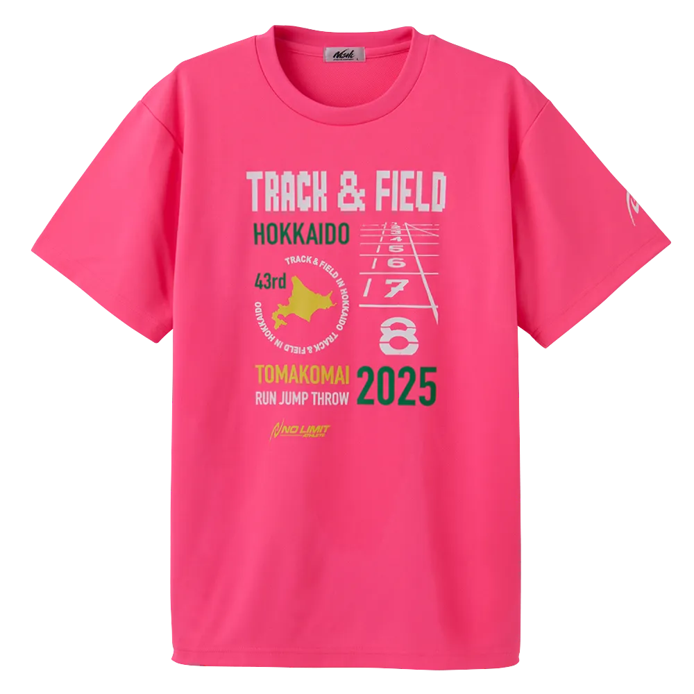 【8月下旬納品予定】2025北海道小学生陸上 記念Ｔシャツ
