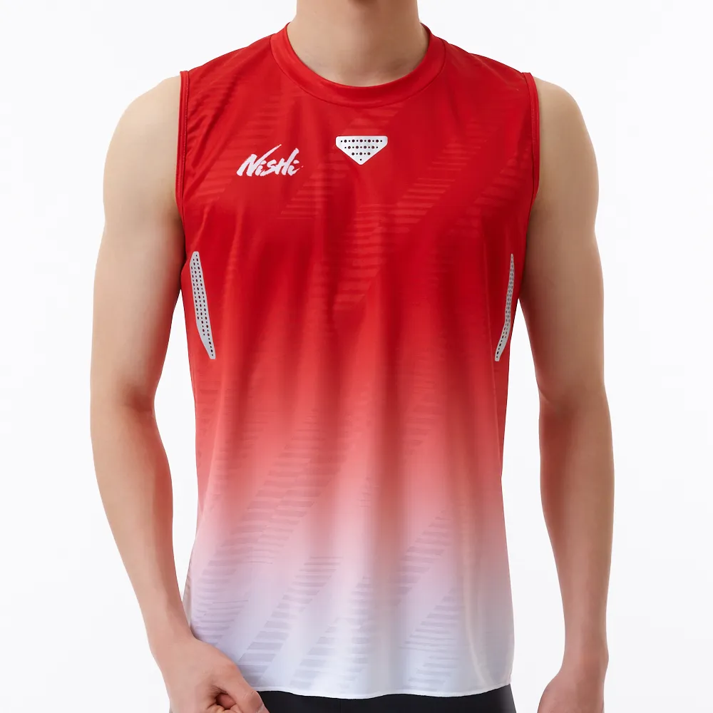 半額ストア 公式】NISHI ONLINE STORE |ジャカードレーシングスリーブレス ジャケット・アウター