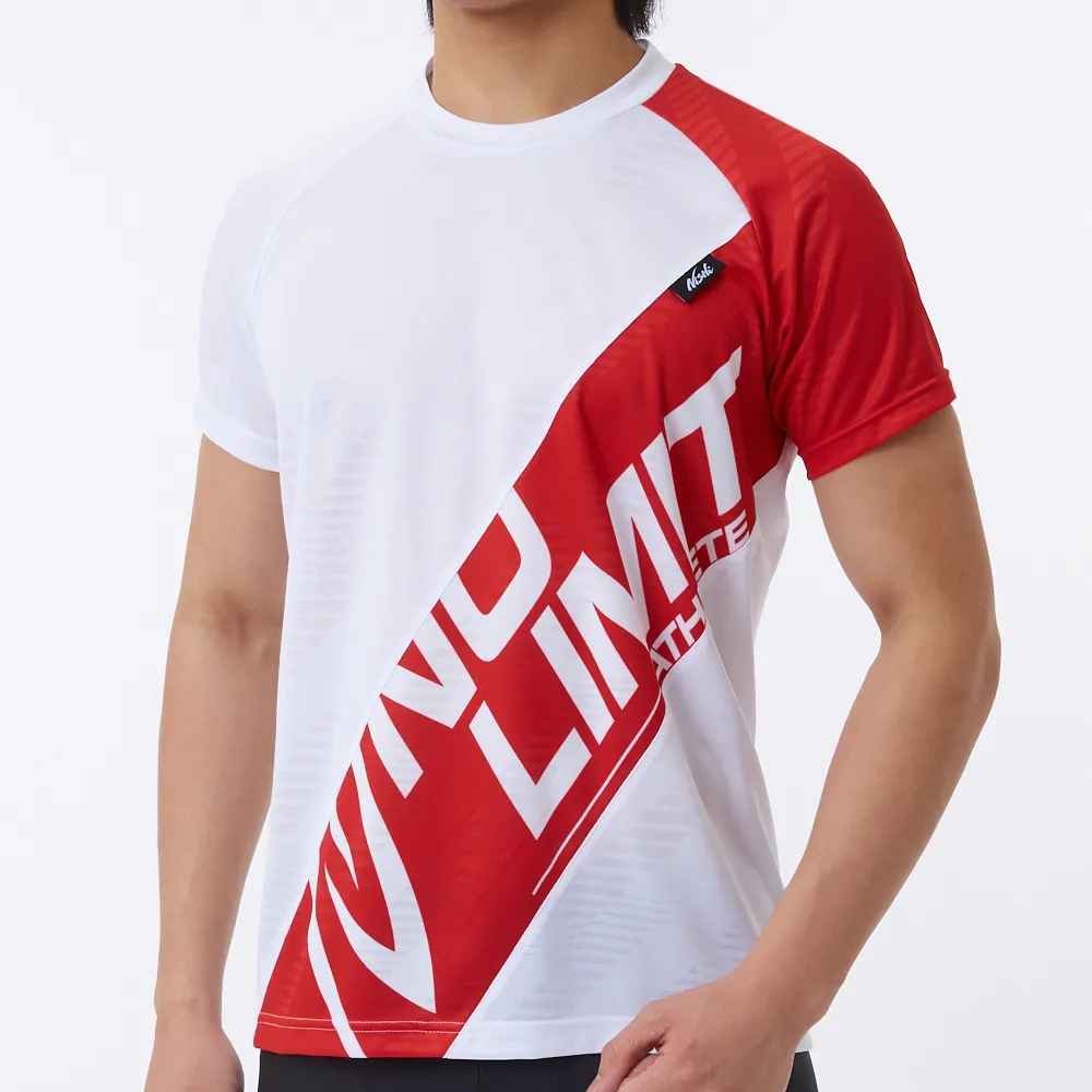 新品未使用　ギャクソウ スポーツTシャツ 赤と紺　サイズM 日産オンラインショップ：#3 オーセンテックTシャツ