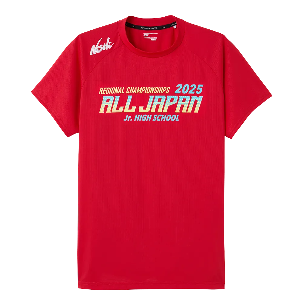 2025 中学ブロック大会 記念Tシャツ ALL JAPAN Mサイズ 公式】NISHI ONLINE STORE |2025中学ブロック大会 記念TシャツA