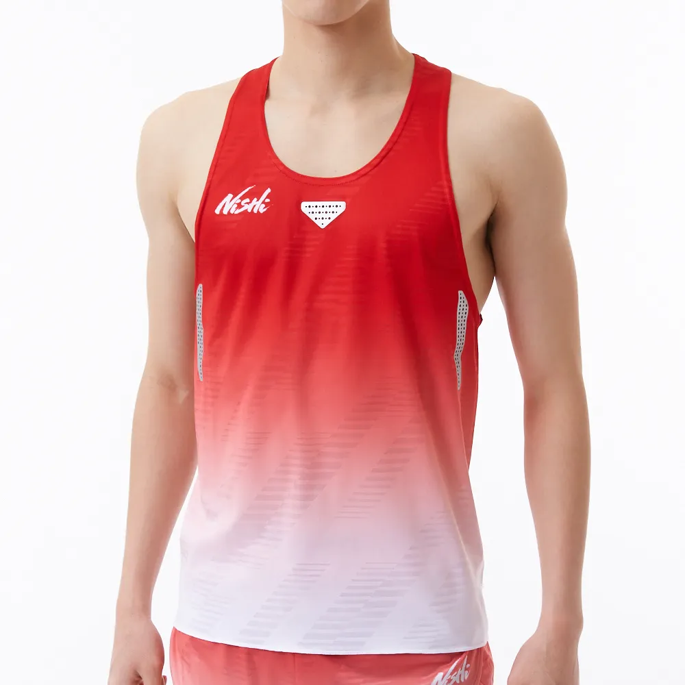 ジャカードレーシングランニングトップ MEN'S