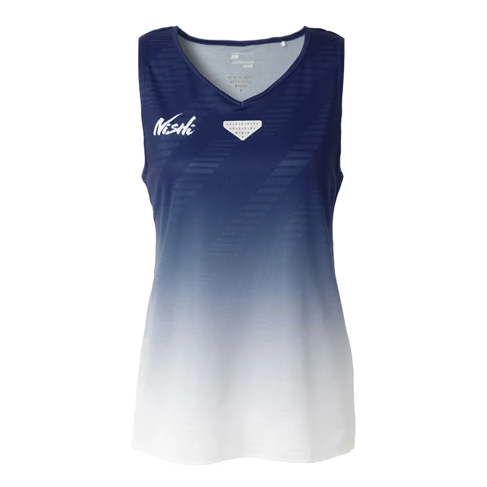 ジャカードレーシングランニングトップ LADIES'