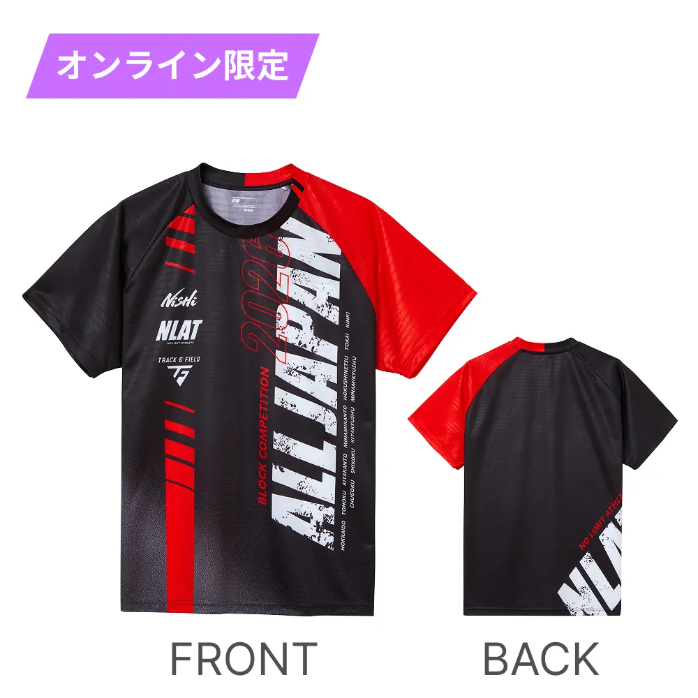 記念ＴシャツB ブラック×レッド