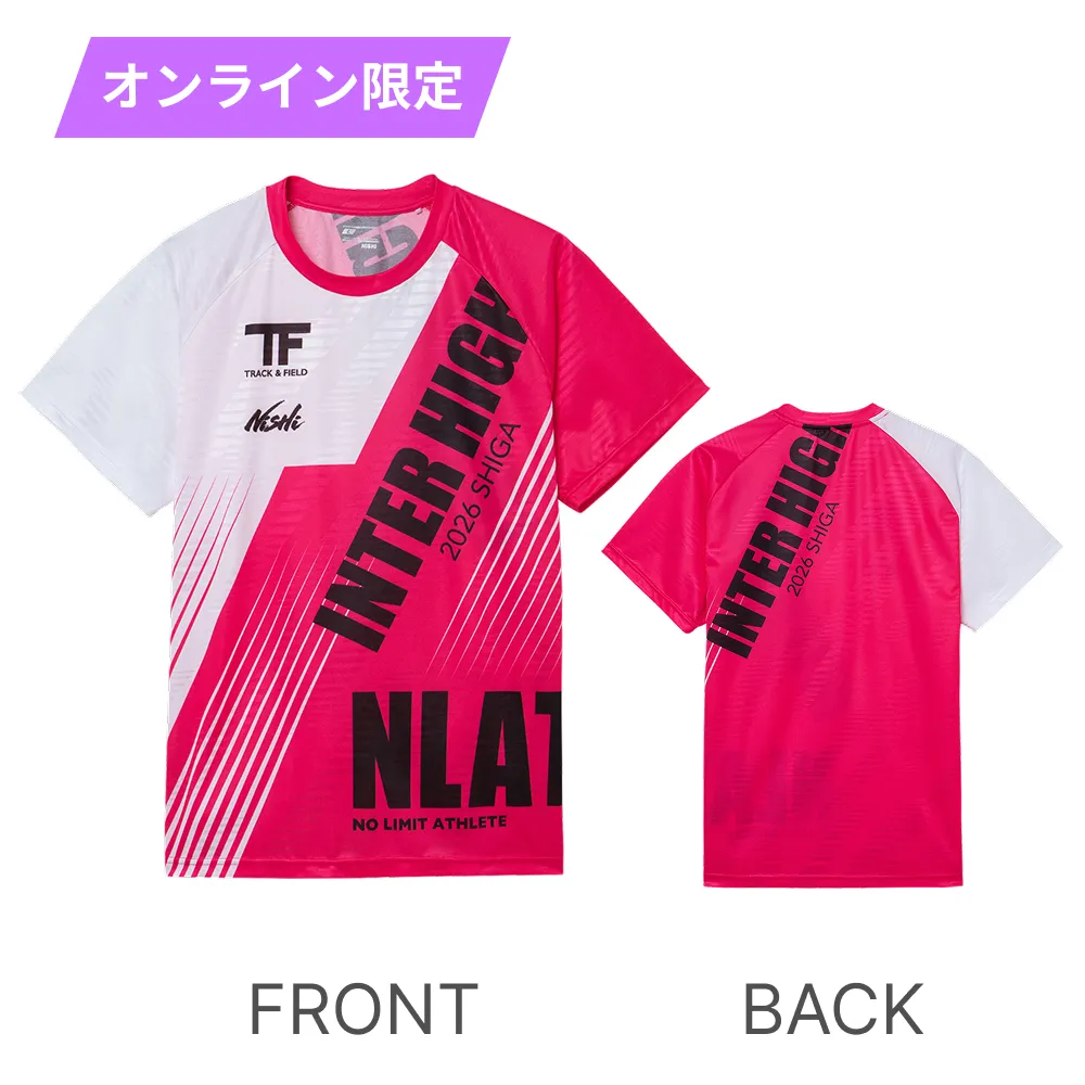 記念ＴシャツD ピンク×ホワイト
