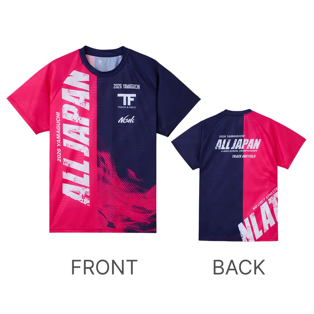記念ＴシャツD ネイビー×ピンク