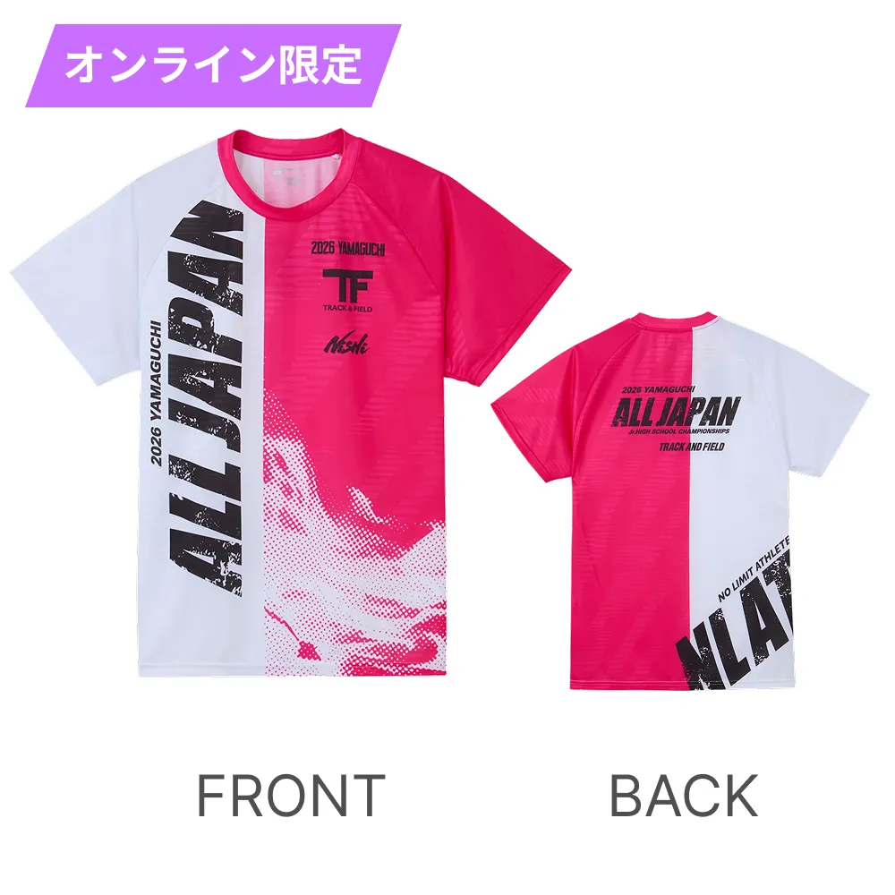記念ＴシャツD ピンク×ホワイト