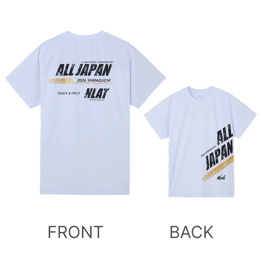 記念ＴシャツA ホワイト×ゴールド